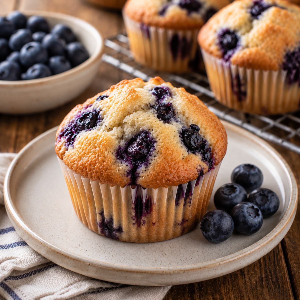 Muffin aux bleuets