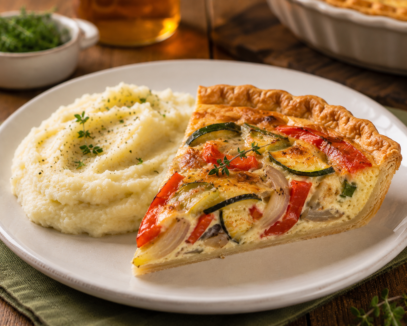 Quiche aux légumes grillés (Jusqu'à épuisement des stocks)