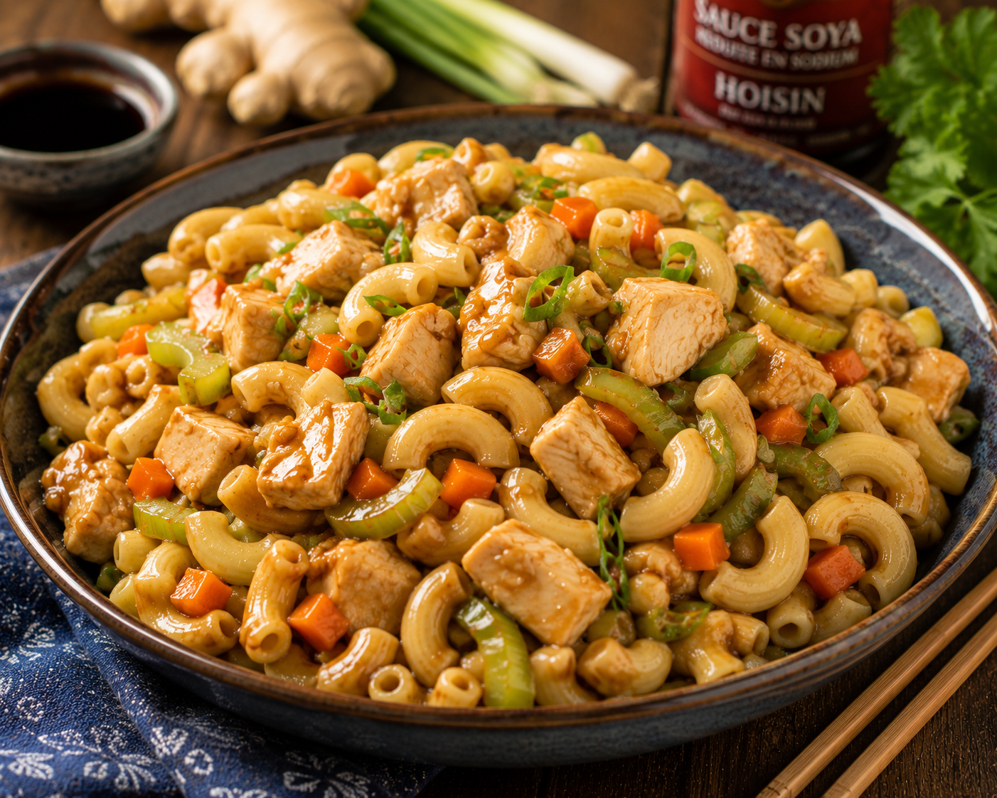 Chinese chicken macaroni