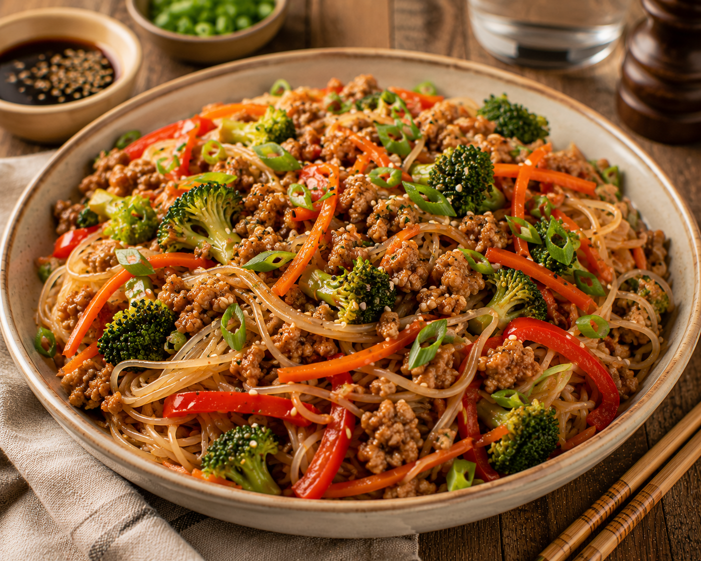 Sauté de porc tériyaki