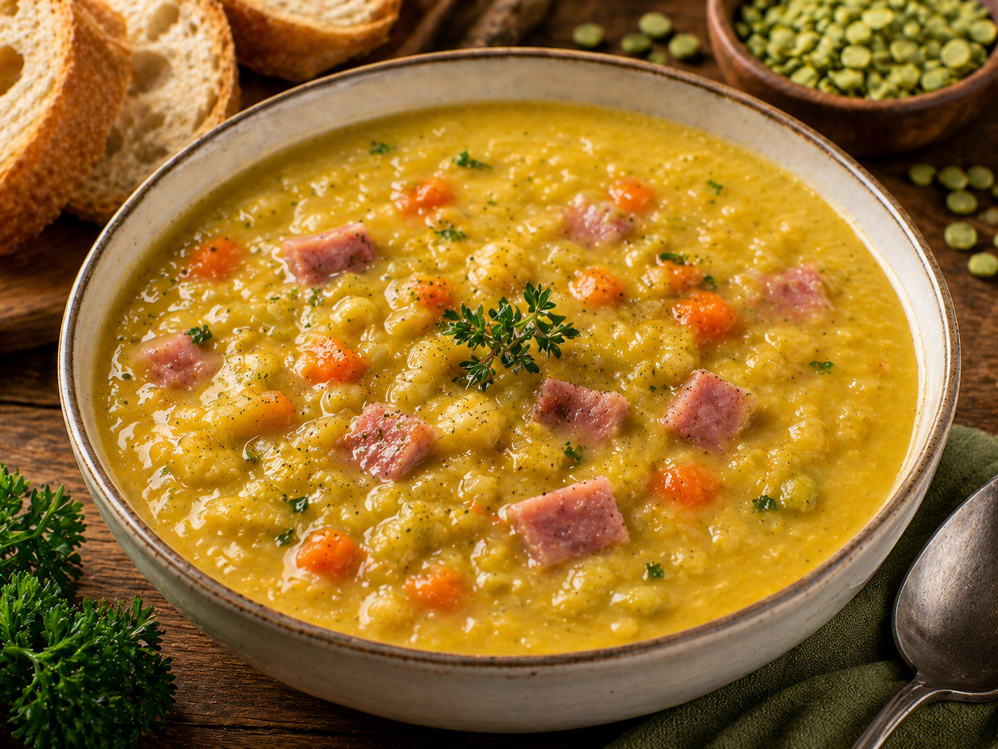 Soupe aux pois et jambon – Comité D'aide Alimentaire des Patriotes