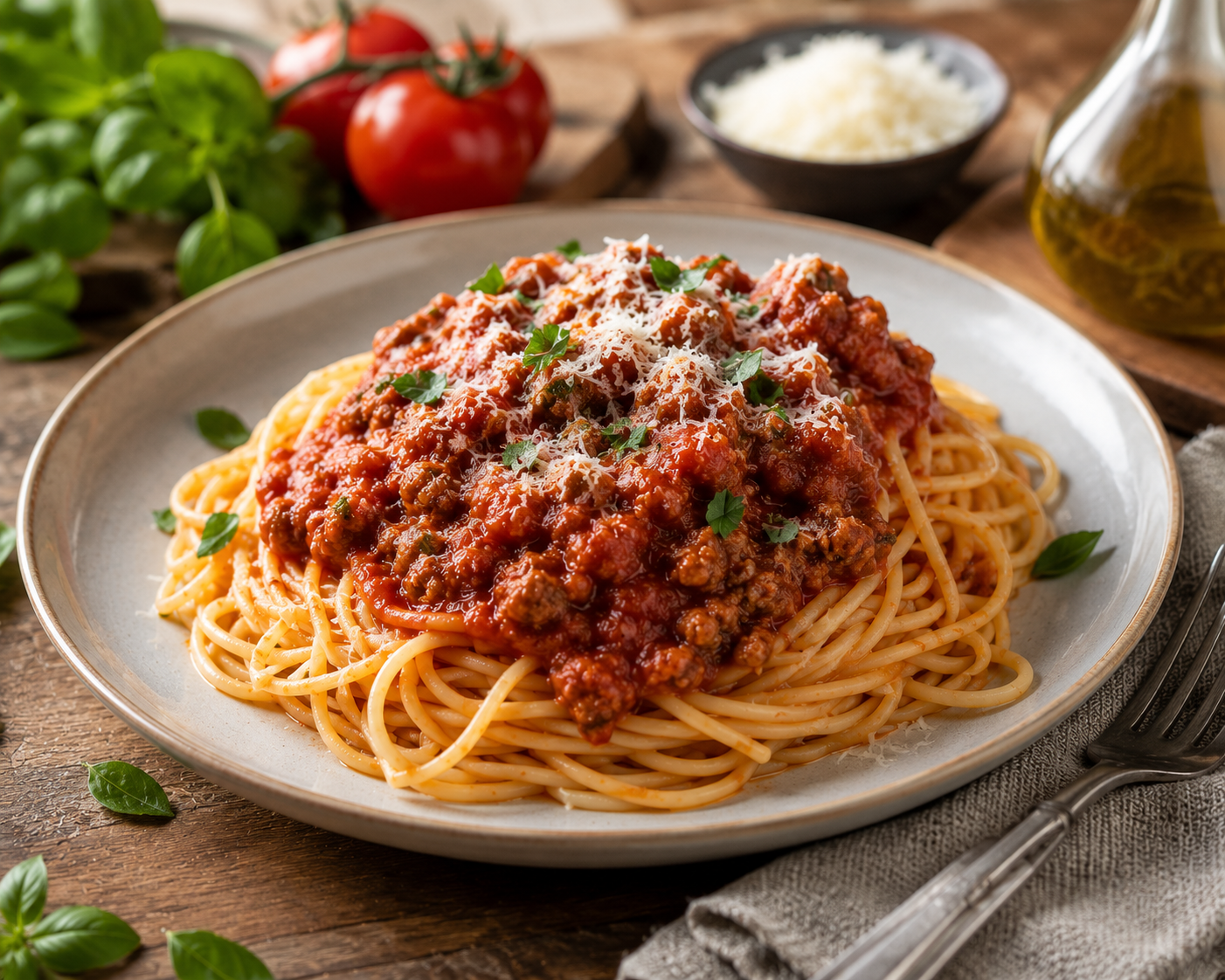 Spaghetti sauce à la viande